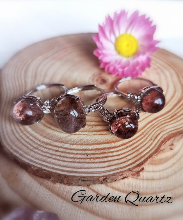 Garden hot sale quartz ring