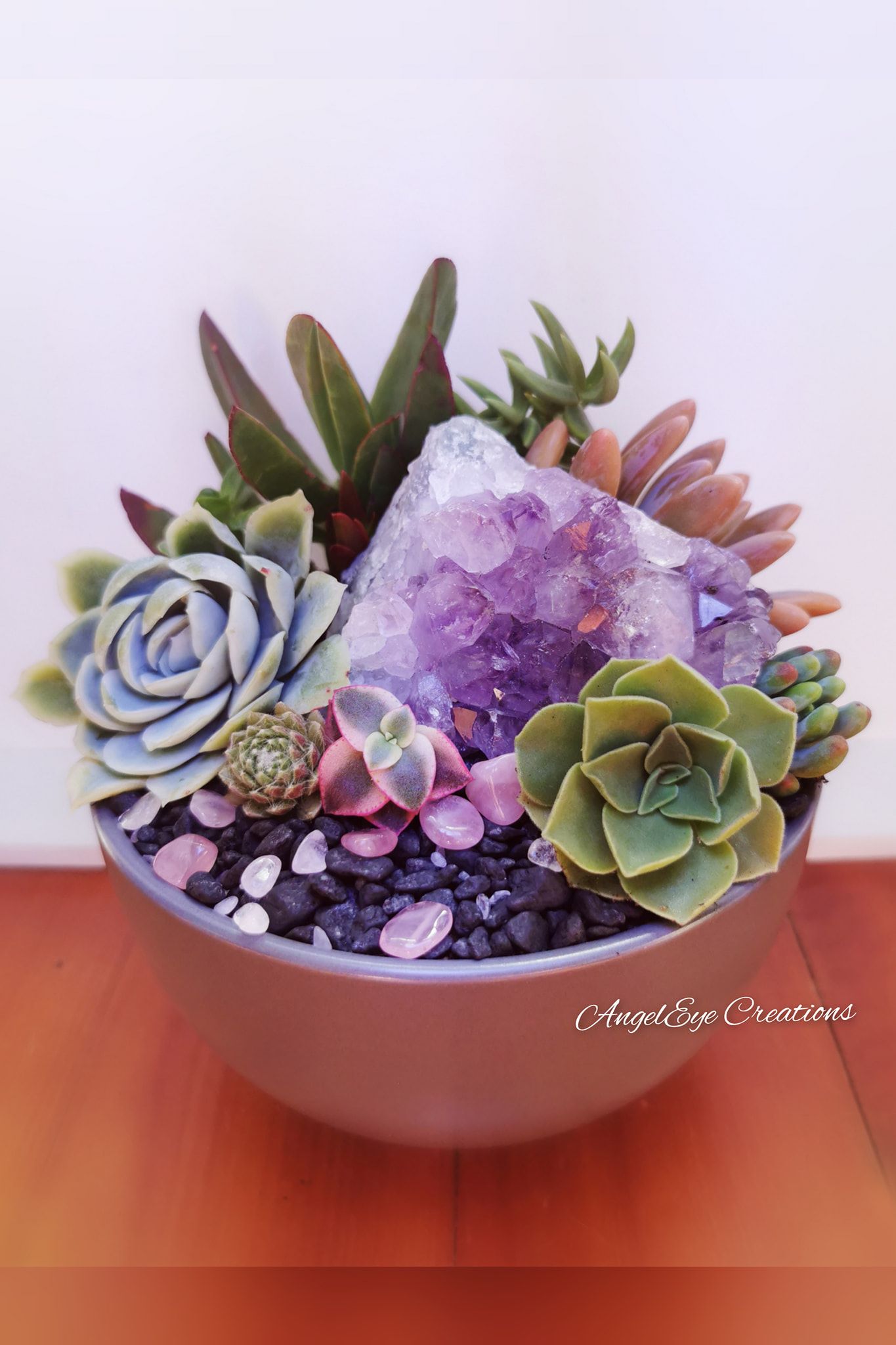 succulent crystals Succulent/Crystal Bowl Gardens