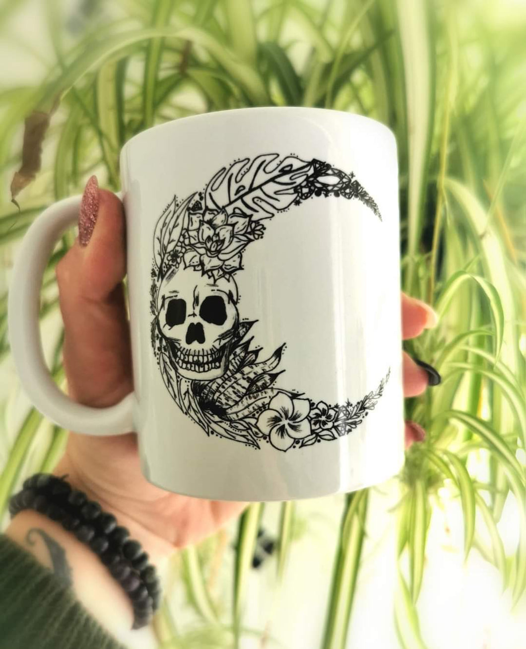 skull Moon mug